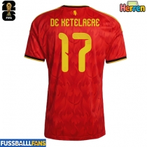 Belgien Charles De Ketelaere #17 Heimtrikot WM 2026 Kurzarm